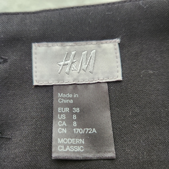 H&M Modern Classic Wide Leg Pants Size 8 - Picture 2 of 13